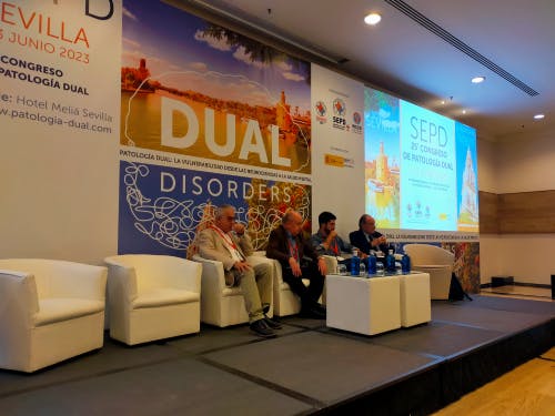 Presentation on psychedelic therapy at the Congress of Dual Pathology 2023